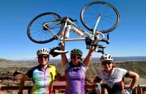 Venus Bike Club members at Tour of the Moon