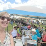 Karen Cobb with Venus sisters