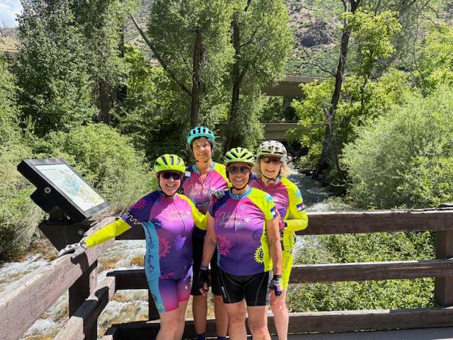 Four Venus sisters along the Glenwood Canyon Trail