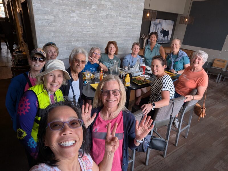 Venus members at lunch